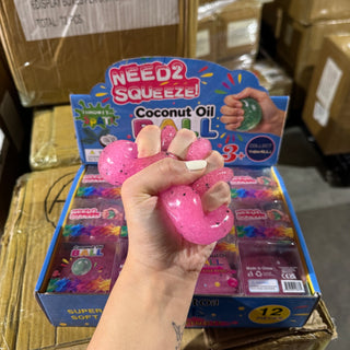 Dragon Fruit Icy Slushy Ball Squishy