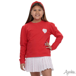 Azarhia Mini Pleat Skort - Tiny Hearts