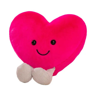 Hot Pink Plush Heart