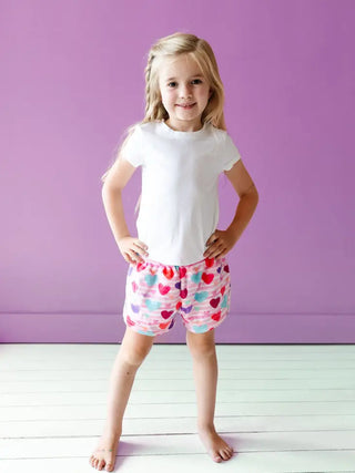 Macaron & Me Heart Plush Shorts