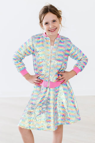Mila & Rose Sequin Jacket - Sprinkles Flip