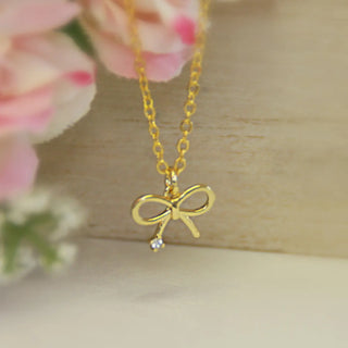 Bow So Sweet Bow Necklace