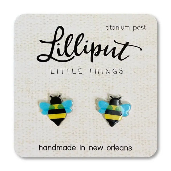 Lilliput Little Things Earrings - Honey Bee