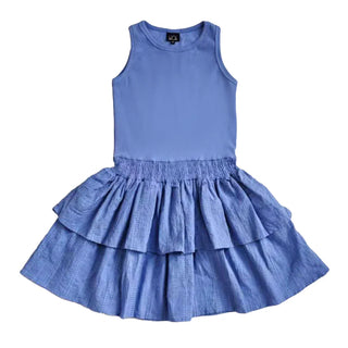 Little Olin Periwinkle Tank Dress