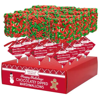 Giant Marshmallow w/ Holly Confetti & Chocolate
