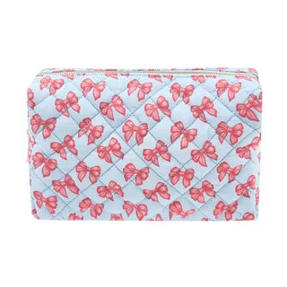 Mavi Bandz Blue Bow Cosmetic Bag
