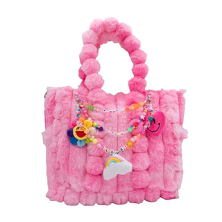 Bari Lynn Large Fur Bag
