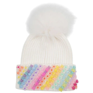 Charms & Gummy Bears Pom Pom Beanie