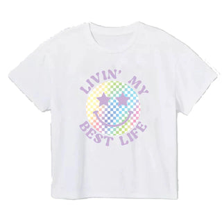 Azarhia Boxy Tee - Livin' My Best Life