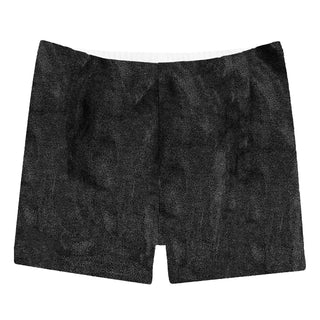Azarhia Metallic Shimmer Biker Shorts - Black