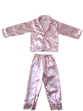 Christmas Unicorn Silky Pajamas