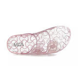 Mia Sandal-Little Jewell- Clear Pink