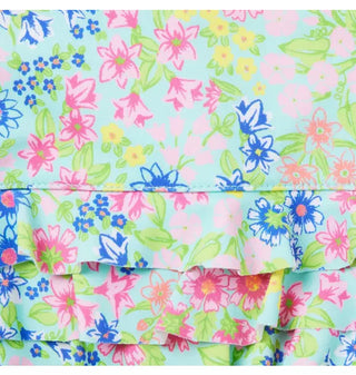 Janie + Jack Floral RashGuard 1Pc Swimsuit
