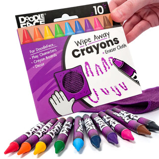 Doodleface Wipe Away Crayons