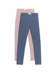 Creamie Girls Leggings - Blue and Pink