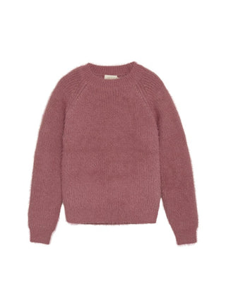 Creamie Knit Glitter Pullover Mesa Rose