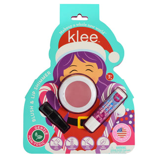 Klee Kids Crystal Glow holiday blush and lip shimmer set for kids, 2026 edition