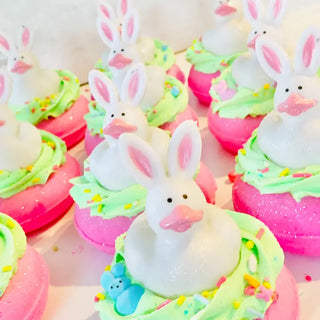 Easter Bunny Duck Donut Bath Bomb