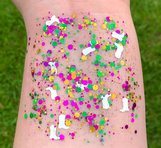 Mardi Gras Boots  - Organic Face/Hair/Body Glitter