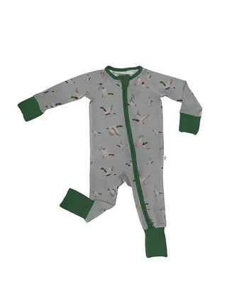 Mallards/Ducks - Convertible Zip Pajamas