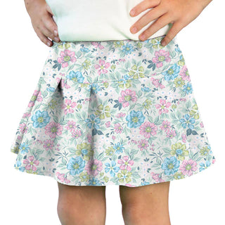 Azarhia Athleisure Dainty Flowers Tennis Skirt