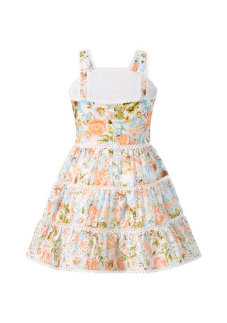 Marlo Kids Daphne Embroidered Mini Dress
