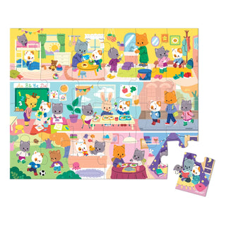 Janod Daily Routines 24pc Puzzle