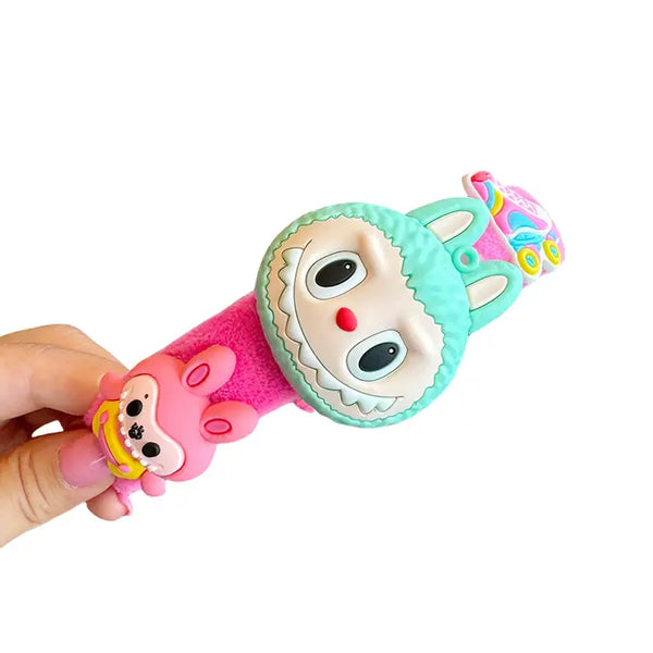 Pink Monsters Headband Sweet Macaron Colors