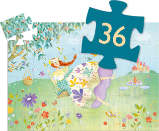 Djeco Princess of Spring Silhouette Puzzle