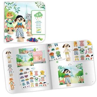 Djeco LPA Bonjour Paris Collage Magnetic Dolls