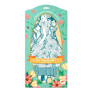 Djeco Les Demoiselle: Rebekka & Friends Coloring Paper Dolls