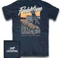 Fieldstone Youth Laid Out Shirt Navy