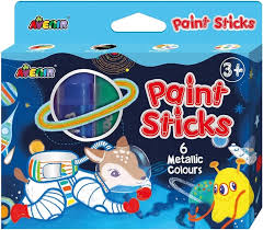 Avenir Set of 6 Metallic Paint Sticks