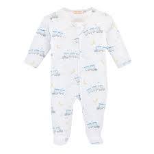 Baby Club Chic Little Train Zipped Footie