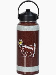 GOAT USA Football Sport Water Bottle: Brown