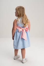 The Oaks Blue Check Mildred Dress