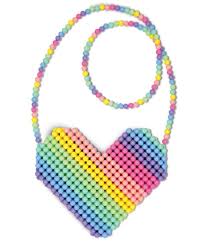 iScream Beaded Heart Shaped Crossbody Bags