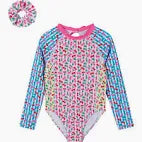 Andy & Evan Pink Cherry Longsleeve Rashguard