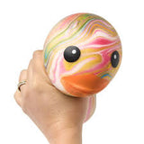 Jumbo Squishy Marbled Duckie
