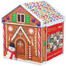 Eurographic Gingerbread House Puzzle Tin