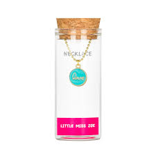 Little Miss Zoe Necklace in a Bottle