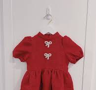 Lulu Bebe Catherine Red Tweed Dress