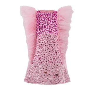 Lola and the Boys Pink Bejeweled Dress