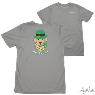 Azarhia Mr. Lucky Grey Dri-Fit Tee