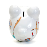 Ceramic Piggy Bank - Gone Fishing