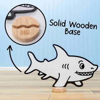 Doodleface Eraseable Crayon Board Shark