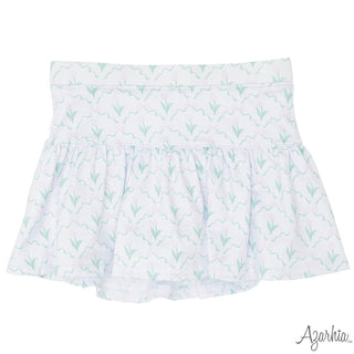 Azarhia Gathered Skort - Easter Tulips
