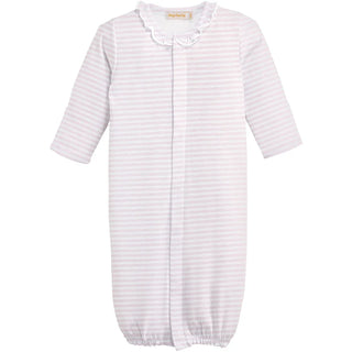 Baby Club Chic Pink Stripes Converter Gown With Ruffle