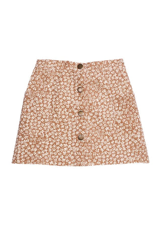 Bisby Emily Skirt - Aspen Floral Cinnamon