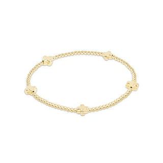 Enewton Signature Cross Small 2 mm Gold